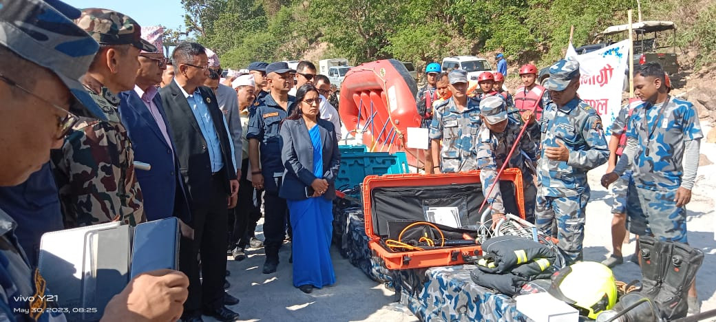 State Level Disaster Response Joint Exercise Monsoon-3 Date-2080.02.16