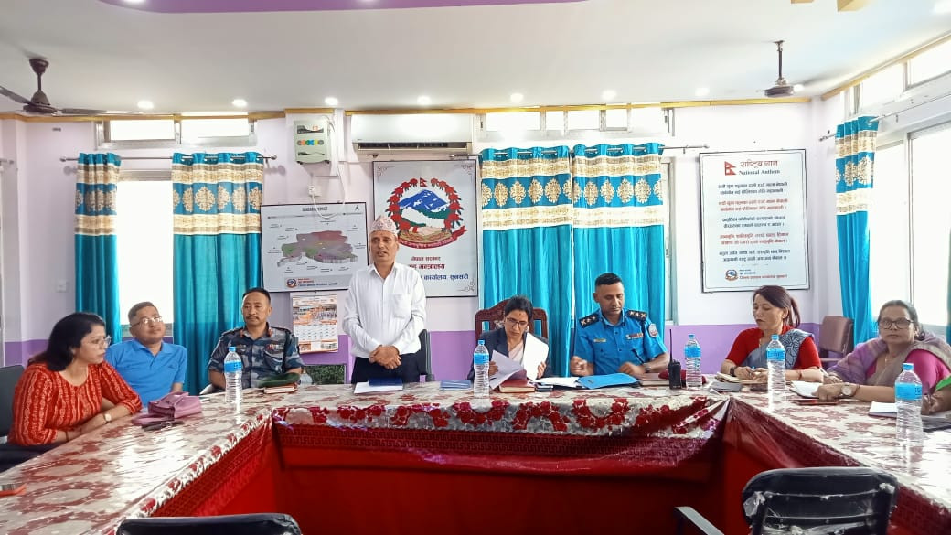 Interaction program on women, children and senior citizens.