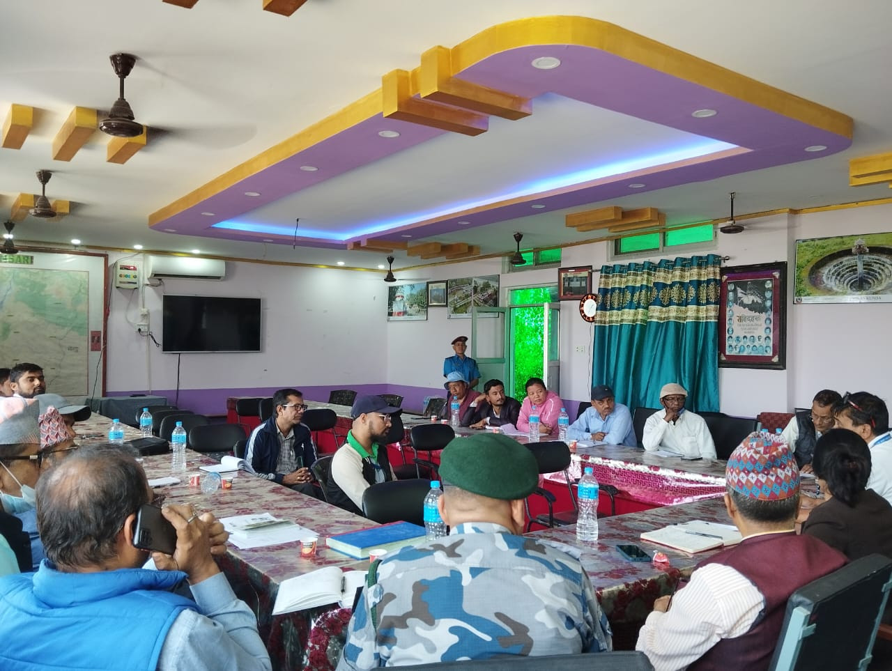 Coordination meeting with the head of the office related to agriculture in the district and the head of the agricultural branch at the local level.